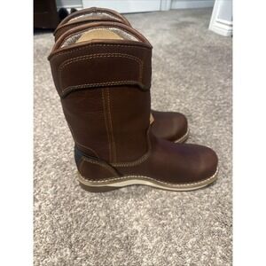 GEORGIA BOOT AMP LT WEDGE WATERPROOF PULL ON WORK BOOTS GB00369 Size 9